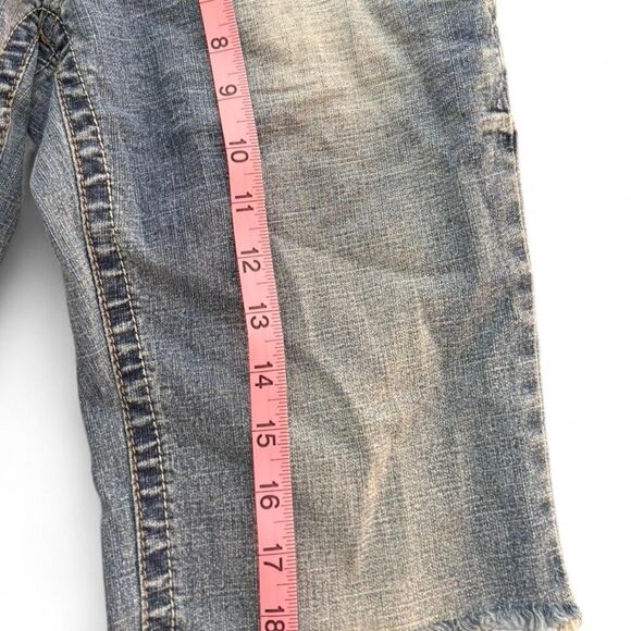 Y2K Angels Women's Blue Capri Shorts - Picture 4 of 5